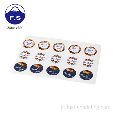 Adorável etiqueta personalizada PVC Sticker Pegatinas fortalece